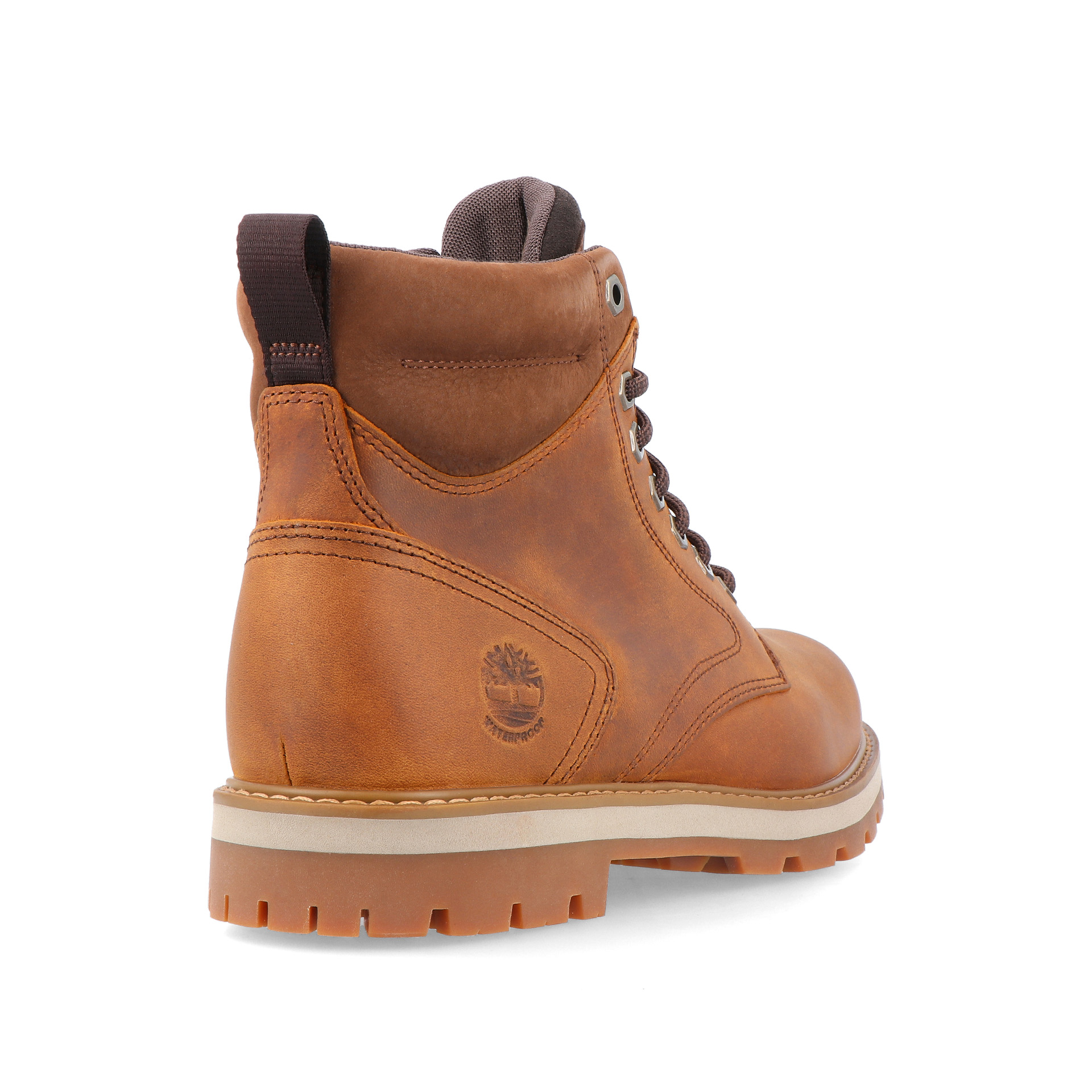 Timberland Britton Road Mid Lace Up Waterproof Rust Full Grain