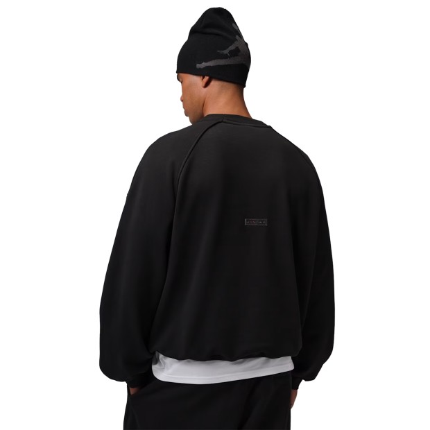 Jordan Sweat Flight Fleece Crew-neck Black