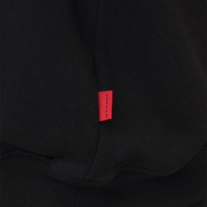 Jordan Sweat Flight Fleece Crew-neck Black Jordan Sweat Flight Fleece Crew-neck Black