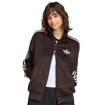adidas Originals Casaco Mohair Firebird Loose Aurora Coffee adidas Originals Casaco Mohair Firebird Loose Aurora Coffee