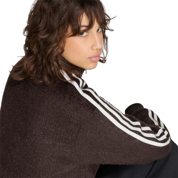 adidas Originals Casaco Mohair Firebird Loose Aurora Coffee