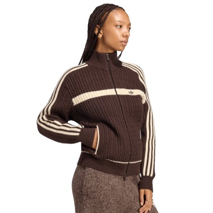adidas Originals Casaco Knitted Archive Aurora Coffee adidas Originals Casaco Knitted Archive Aurora Coffee