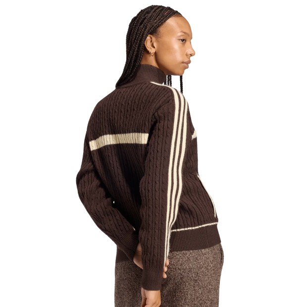 adidas Originals Casaco Knitted Archive Aurora Coffee