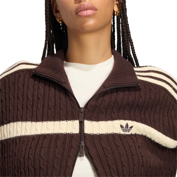 adidas Originals Casaco Knitted Archive Aurora Coffee