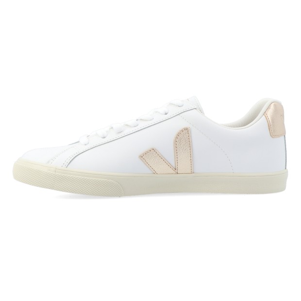 Veja Esplar Logo Leather Extra-white Platine