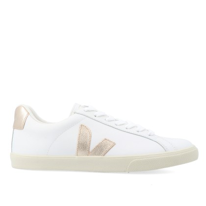 Veja Esplar Logo Leather Extra-white Platine Veja Esplar Logo Leather Extra-white Platine