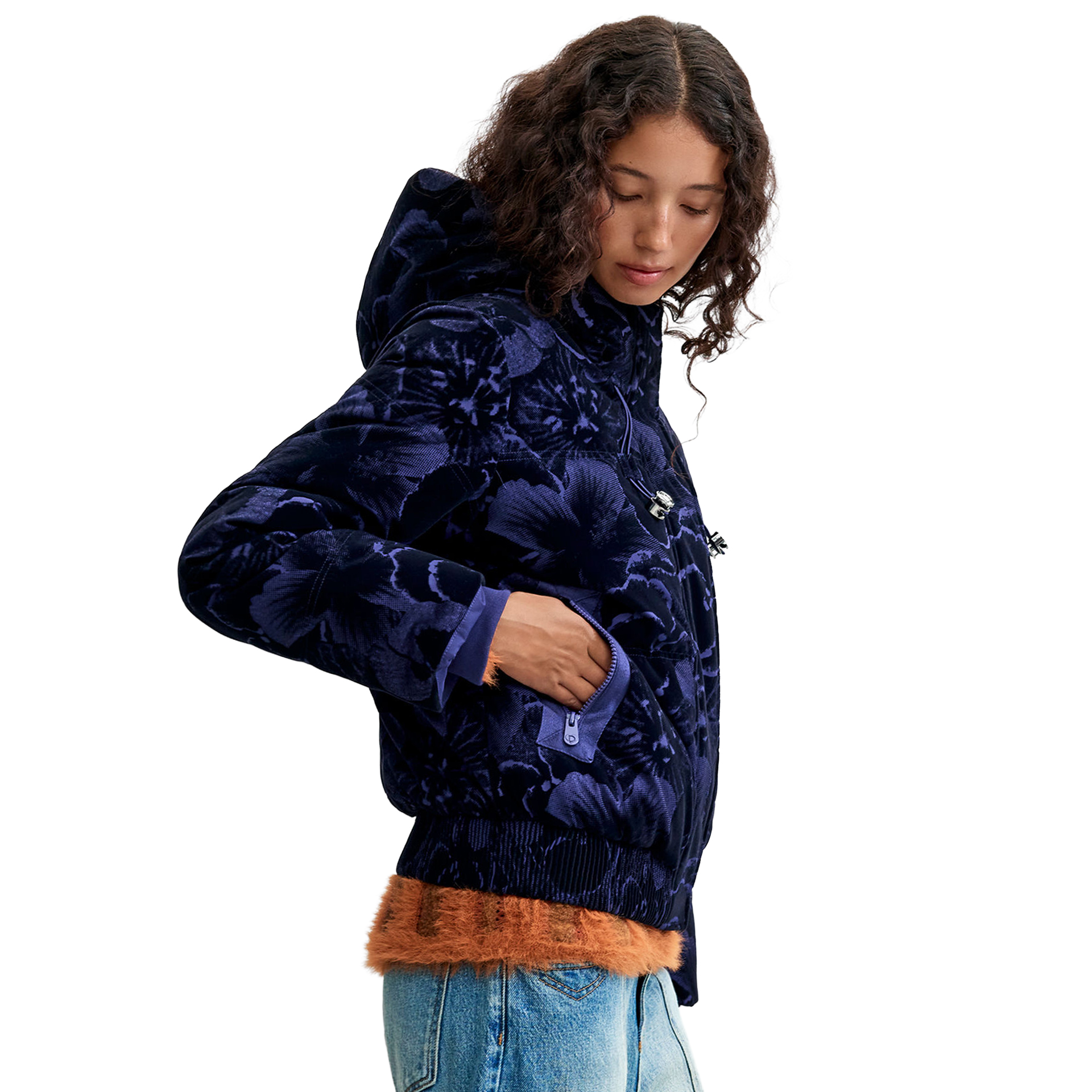 Desigual Casaco Ibiscus Navy
