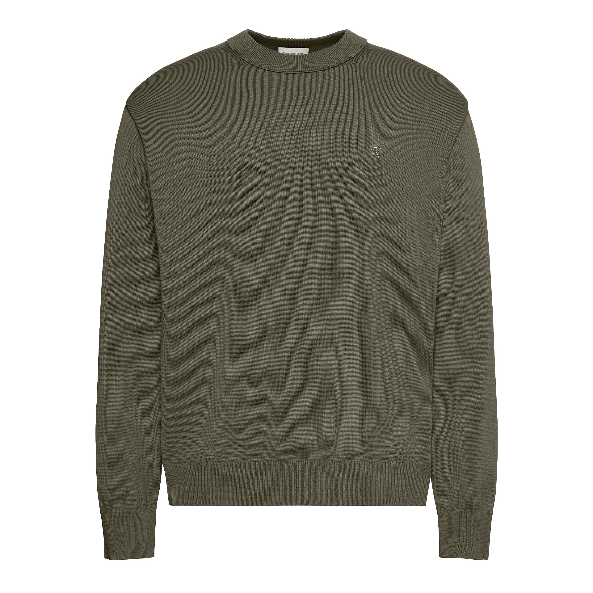 Calvin Klein Sweat Classic Cttn Crew Neck Olive Night