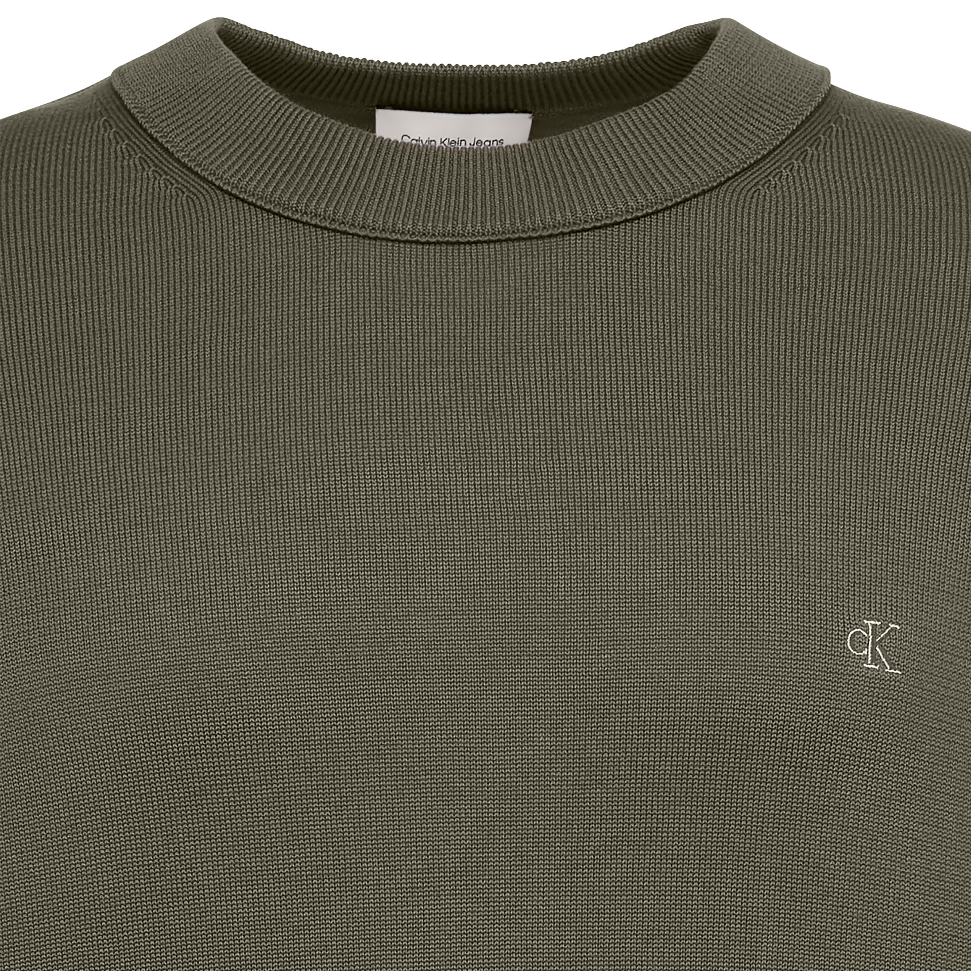 Calvin Klein Sweat Classic Cttn Crew Neck Olive Night