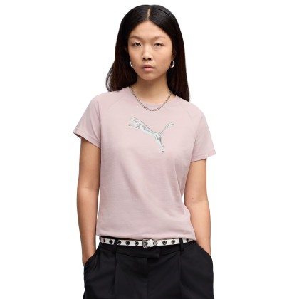 Puma T-shirt Ess Logo Lab Misty Pink Puma T-shirt Ess Logo Lab Misty Pink