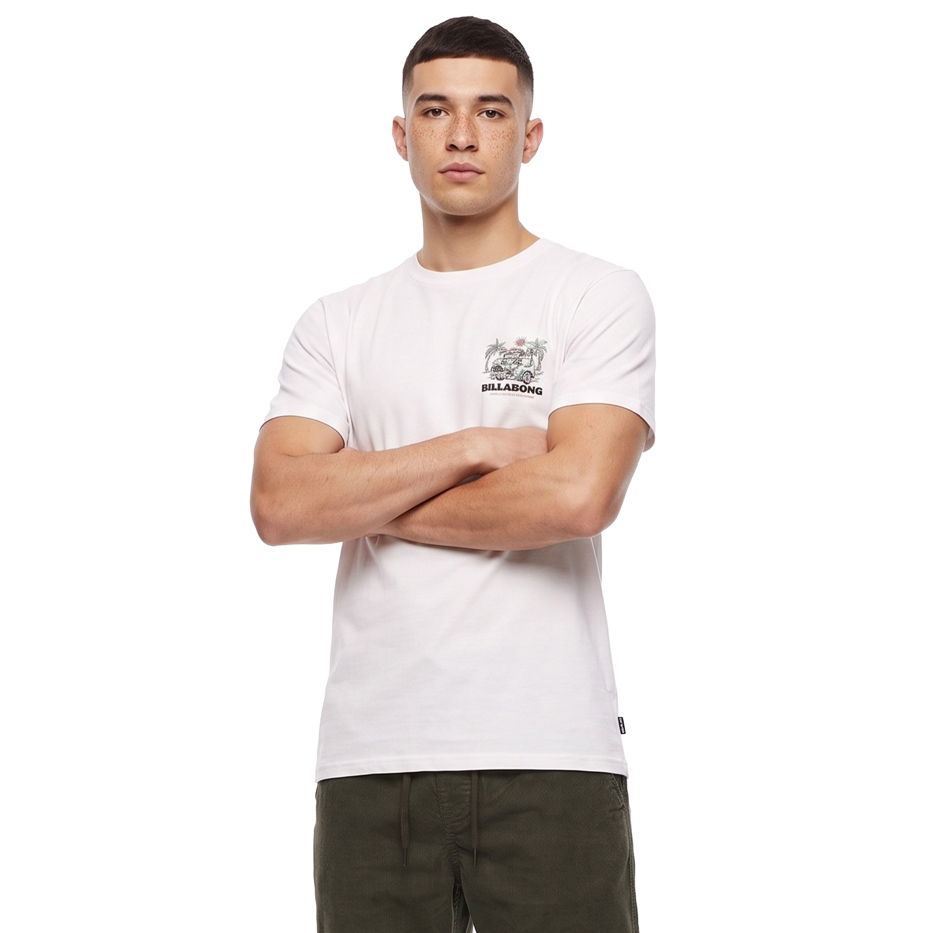 Billabong T-shirt Rush To Relax Take Down White