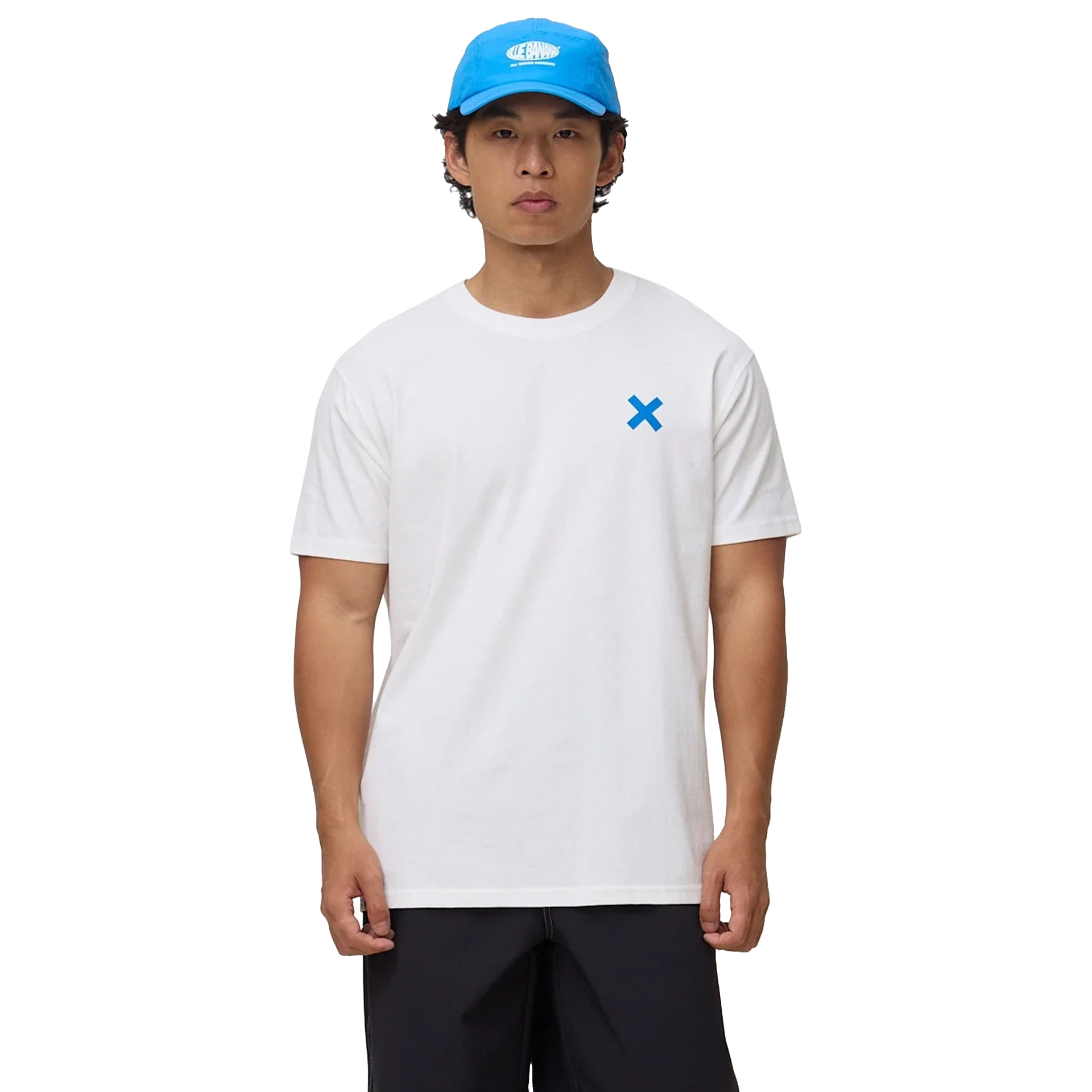 Blue Banana T-shirt Amsterdam White