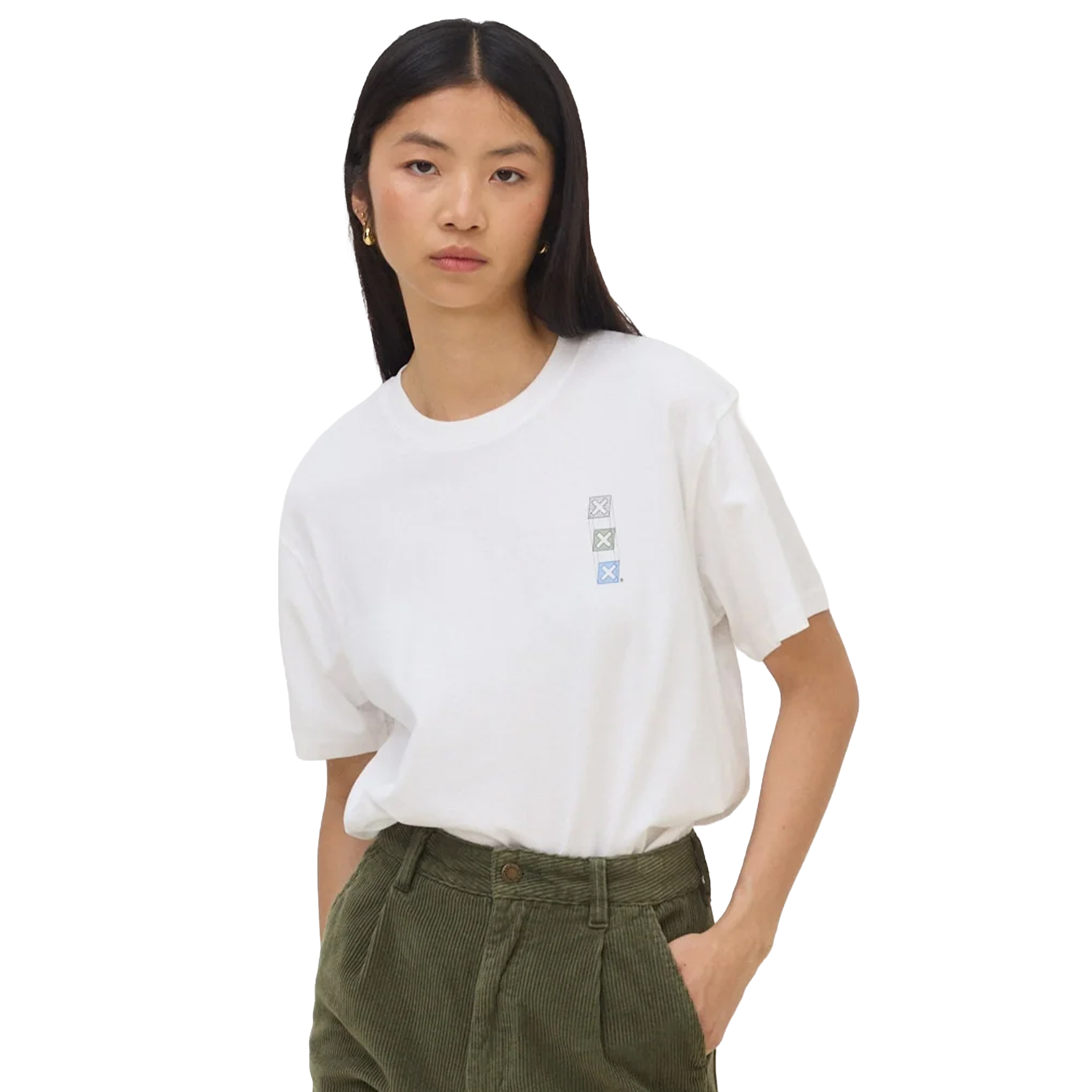 Blue Banana T-shirt Map White