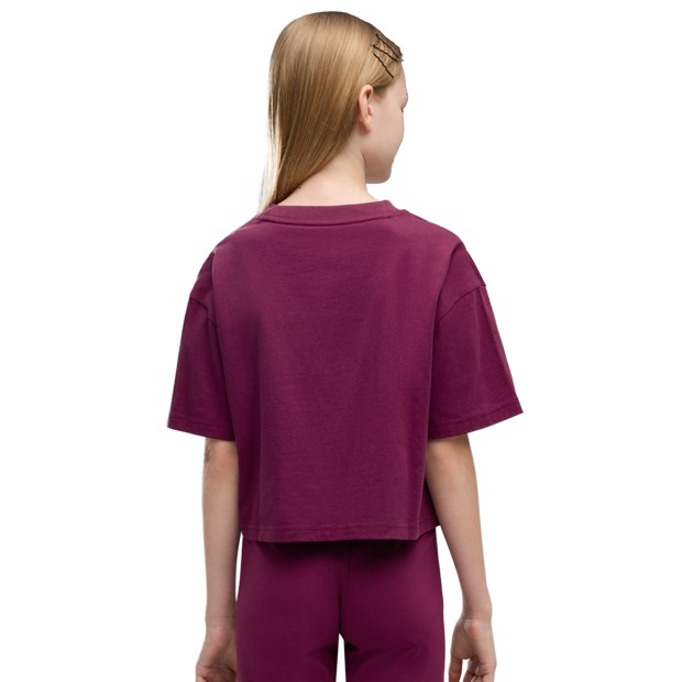 Puma T-shirt Ess 2 Color No. 1 Logo Short Length Fuchsia Glow