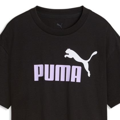 Puma T-shirt Ess 2 Color No. 1 Logo Short Length Black-light Lavender Puma T-shirt Ess 2 Color No. 1 Logo Short Length Black-light Lavender