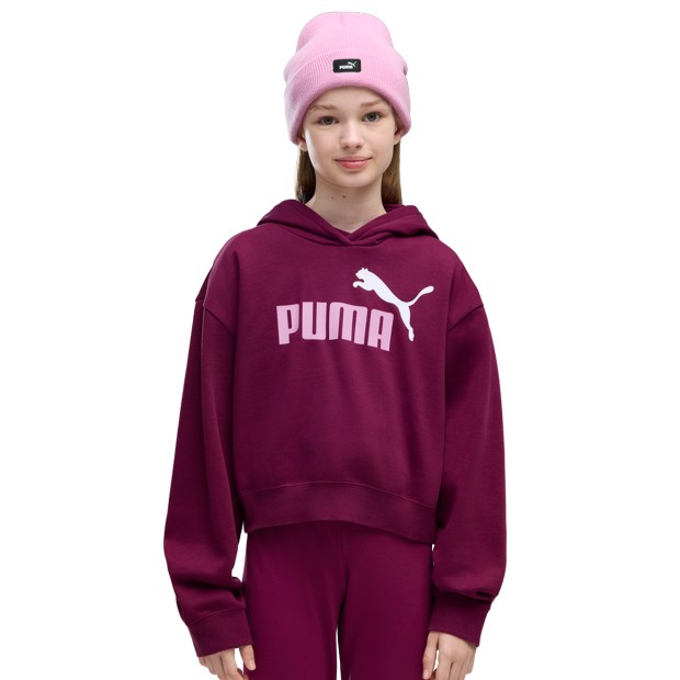 Puma Sweat Ess 2 Color No. 1 Logo? Short Length Fuchsia Glow