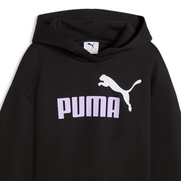 Puma Sweat Ess 2 Color No. 1 Logo? Short Length Black-light Lavender