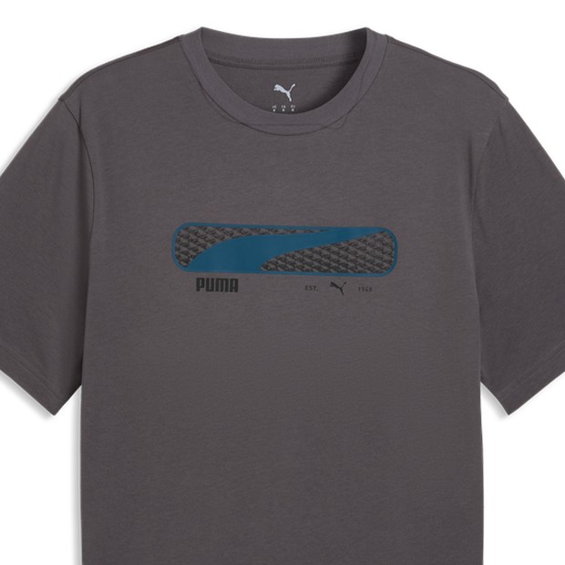 Puma T-shirt Sport Logo Play Moody Gray