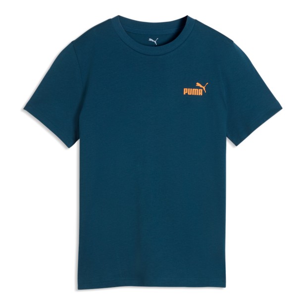 Puma T-shirt Ess Logo Lab Brand Back Graphic Midnight Petrol