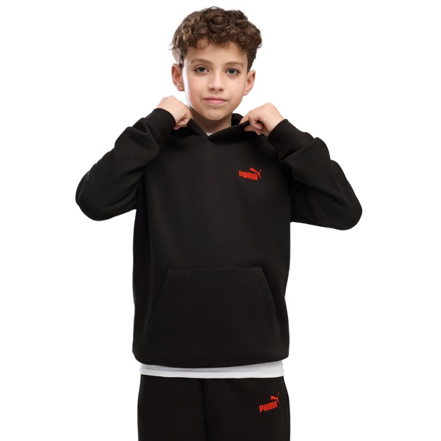 Puma Sweat Ess Logo Lab Brand Back Graphic Black