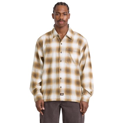 Dickies Camisa Gulfport Flannel Chocolate Brown Dickies Camisa Gulfport Flannel Chocolate Brown