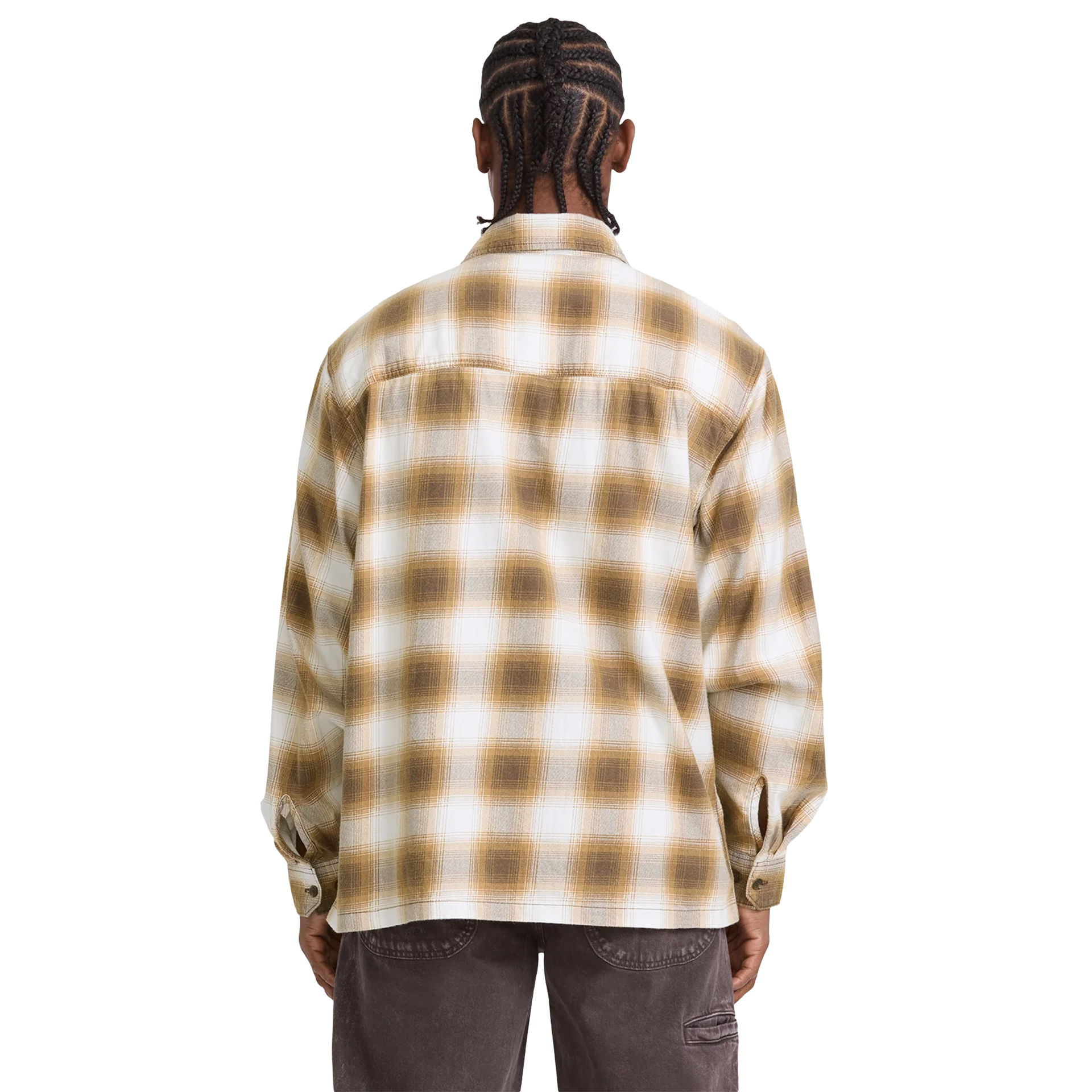 Dickies Camisa Gulfport Flannel Chocolate Brown