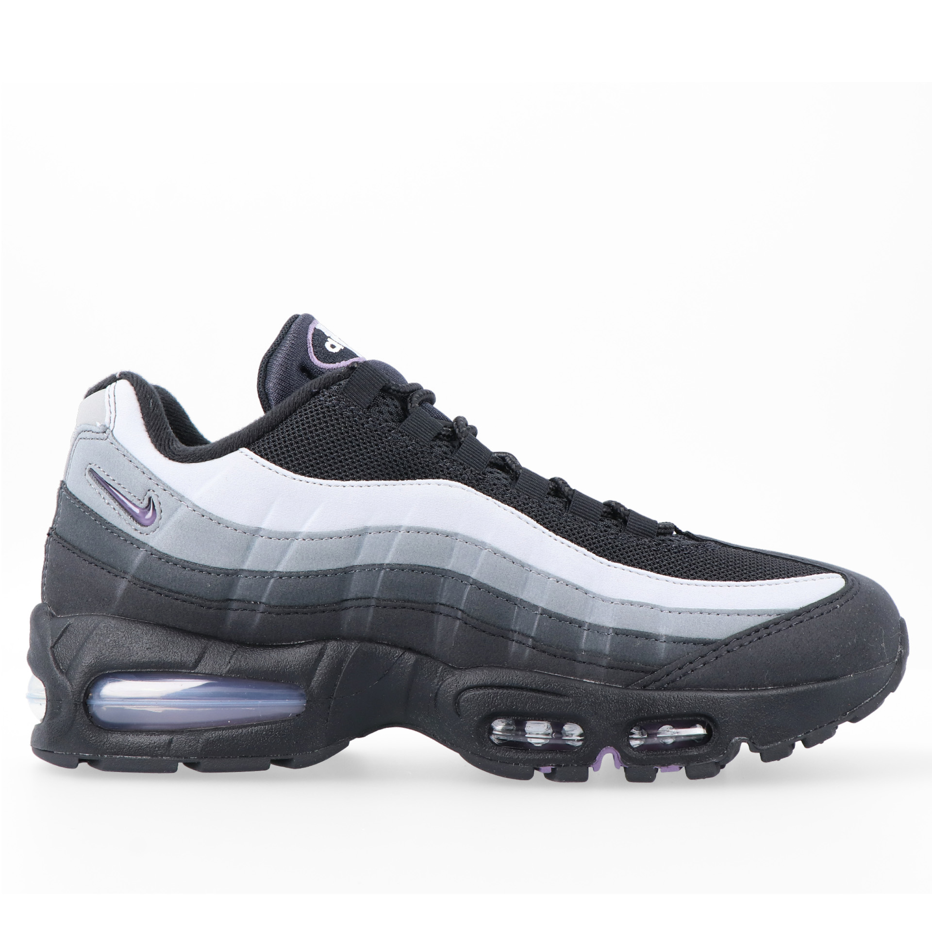 Nike Air Max 95 Premium Black/canyon Purple-dk Smoke Grey