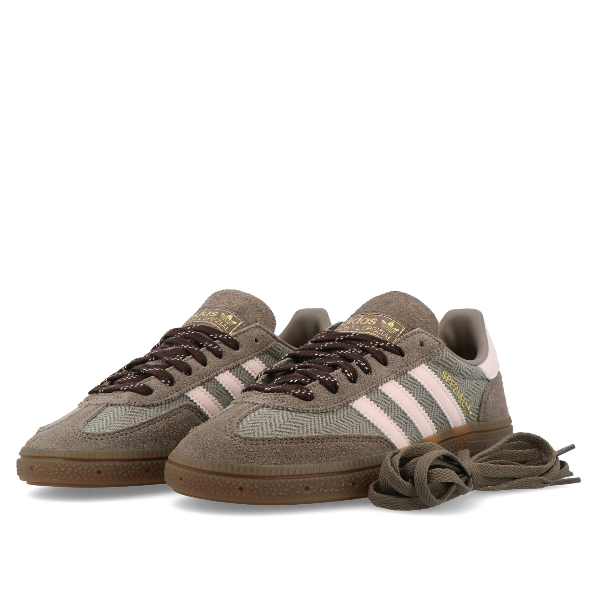 adidas Originals Handball Spezial W Blanch Brown / Wonder Quartz
