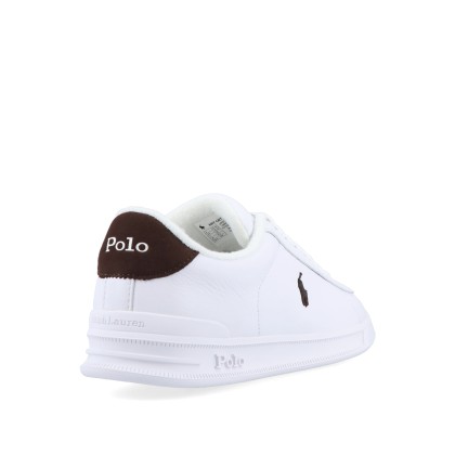 Polo Ralph Lauren Heritage Court II White/dark Brown Polo Ralph Lauren Heritage Court II White/dark Brown