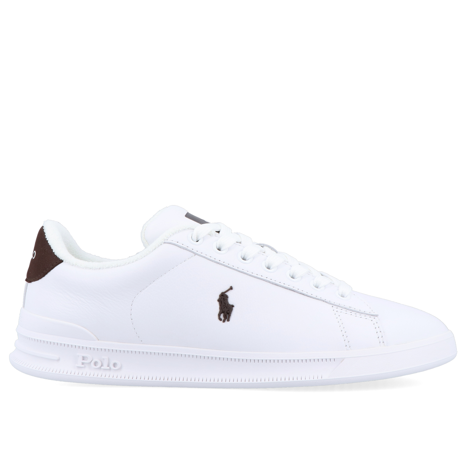 Polo Ralph Lauren Heritage Court II White/dark Brown