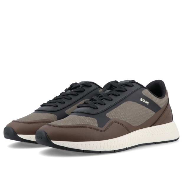 BOSS Titanium Runn Open Brown
