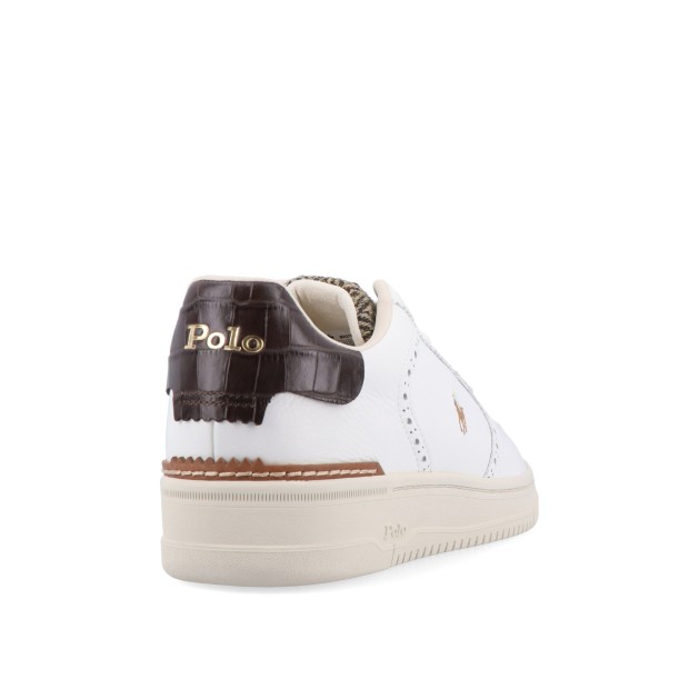 Polo Ralph Lauren Masters Court Bro Deckwash White/brown