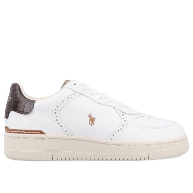 Polo Ralph Lauren Masters Court Bro Deckwash White/brown
