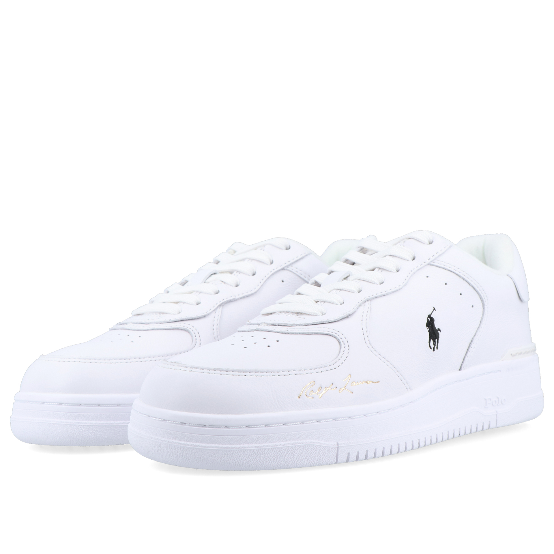 Polo Ralph Lauren Masters Court Sig White/black Pp