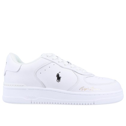 Polo Ralph Lauren Masters Court Sig White/black Pp Polo Ralph Lauren Masters Court Sig White/black Pp