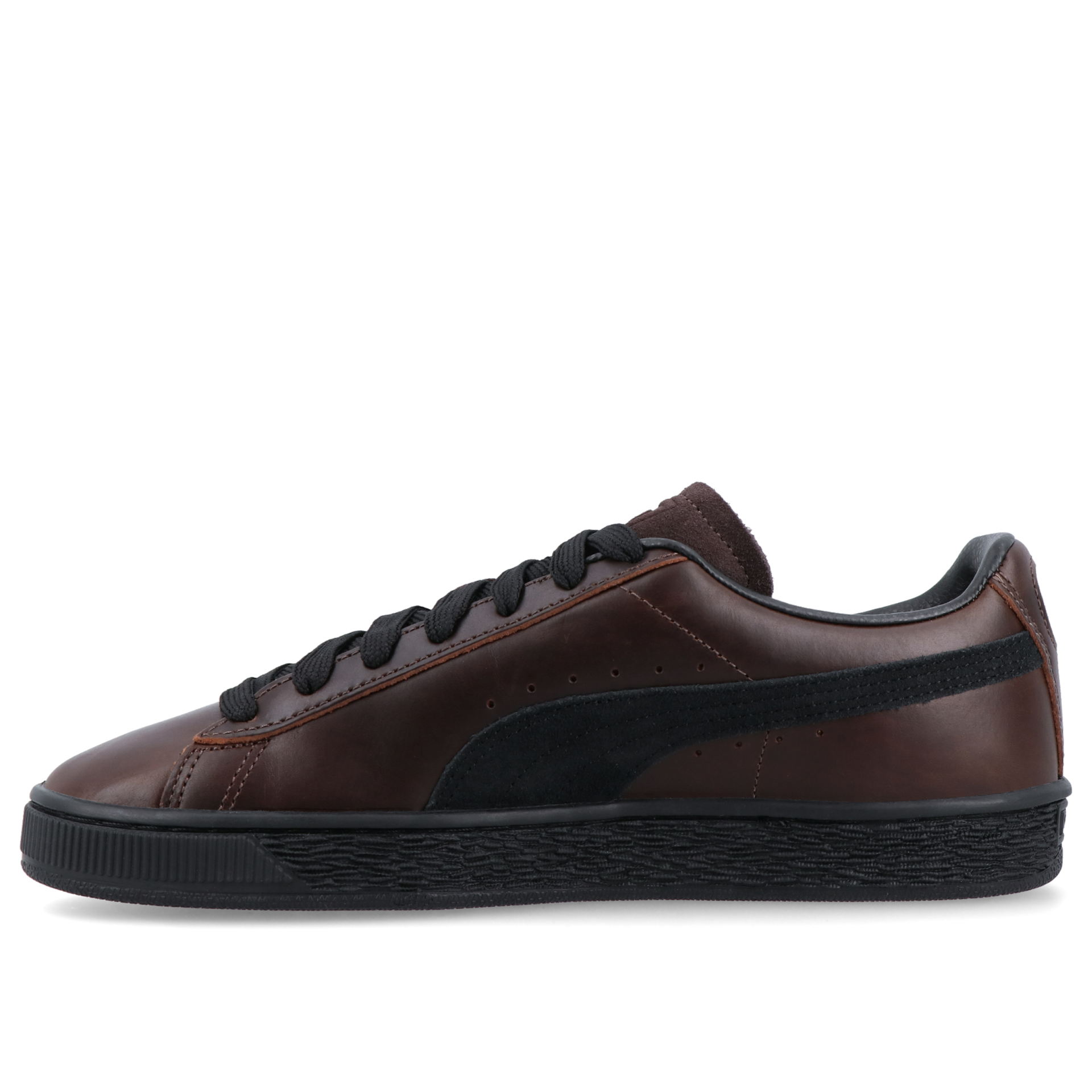 Puma Suede Dressed Leather Brown-black
