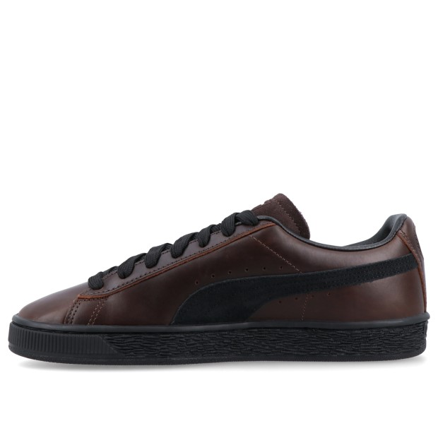 Puma Suede Dressed Leather Brown-black