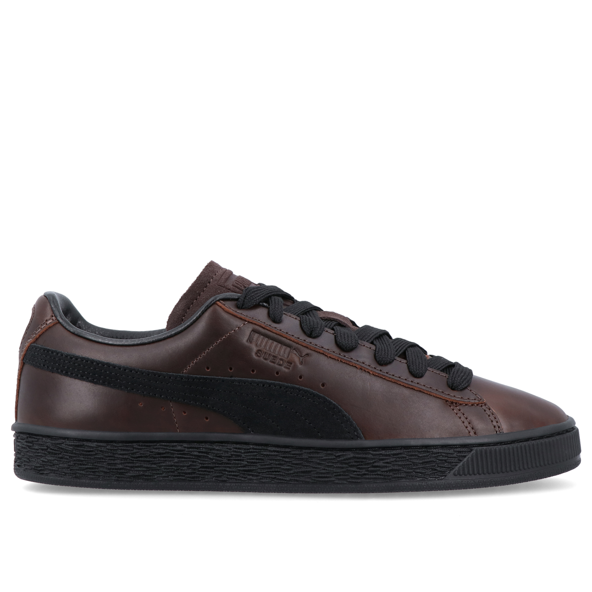 Puma Suede Dressed Leather Brown-black