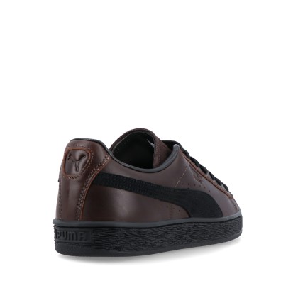 Puma Suede Dressed Leather Brown-black Puma Suede Dressed Leather Brown-black