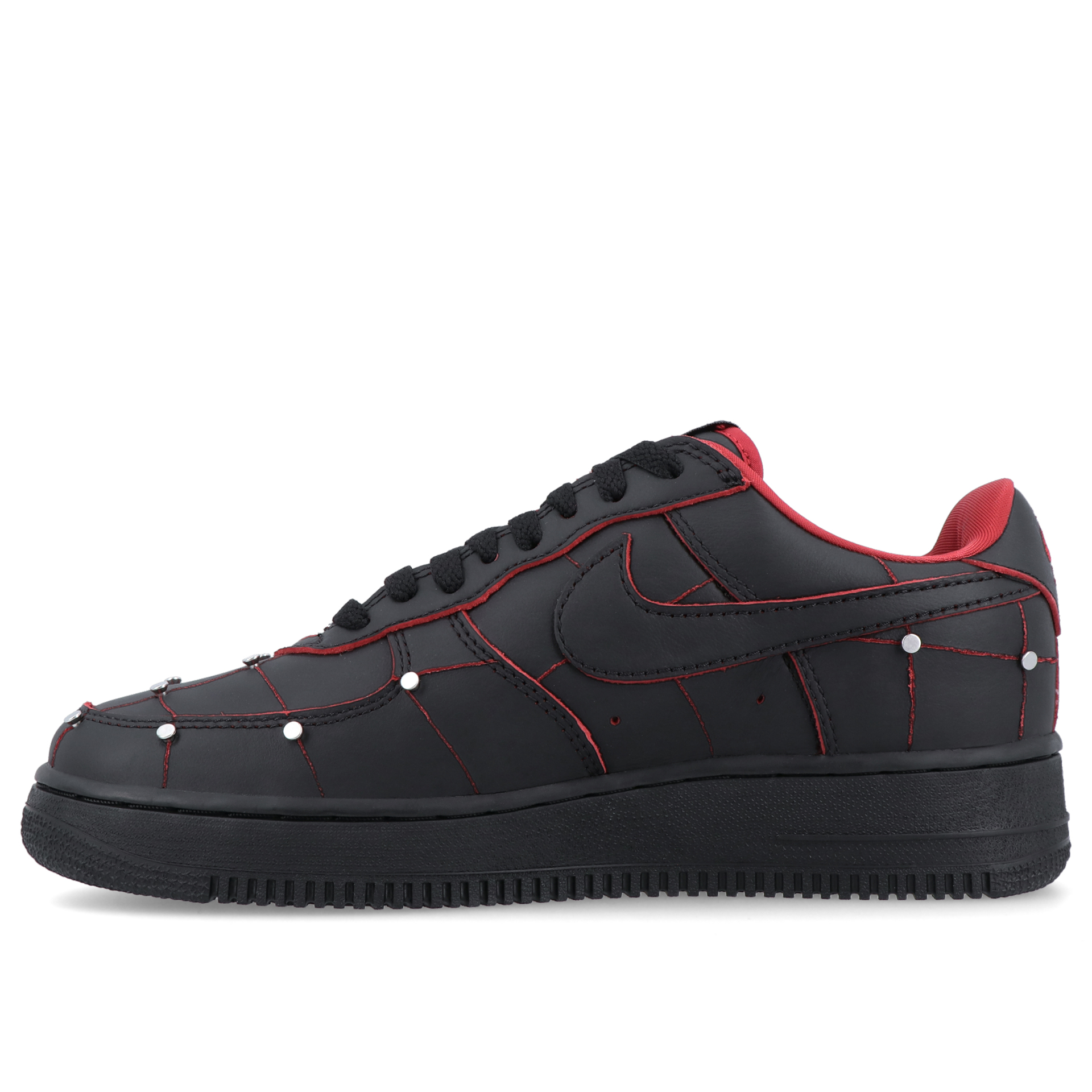 Nike Air Force 1 01 Black/black-gym Red-metallic Silver