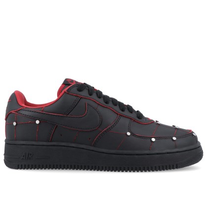 Nike Air Force 1  01 Black/black-gym Red-metallic Silver