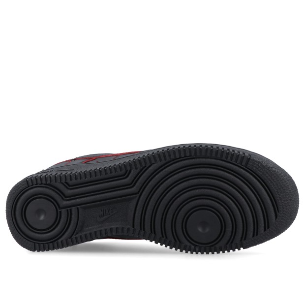 Nike Air Force 1 01 Black/black-gym Red-metallic Silver