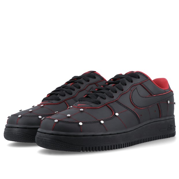 Nike Air Force 1 01 Black/black-gym Red-metallic Silver
