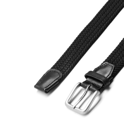 Jack & Jones Cinto Spring Woven Black Jack & Jones Cinto Spring Woven Black