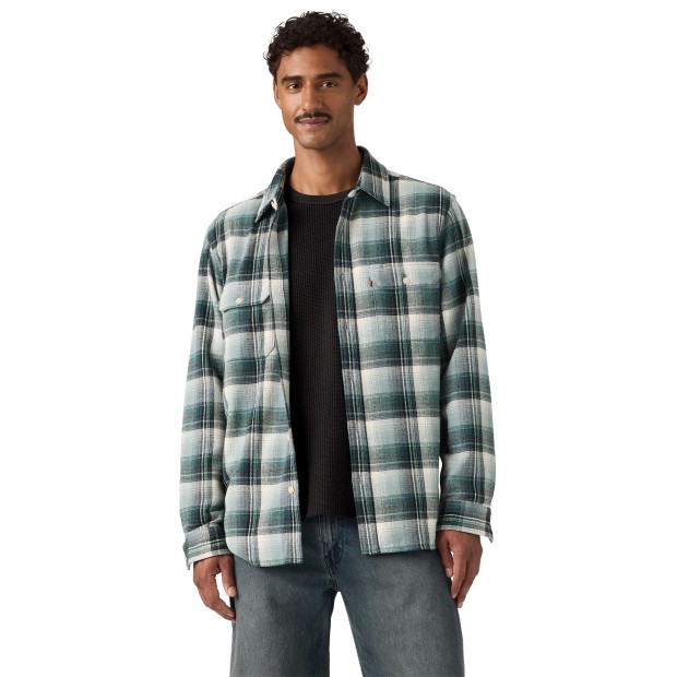 Levis Camisa Jackson Worker Emil Plaid Stormy