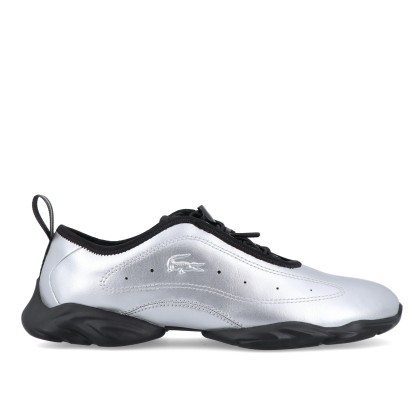 Lacoste Tennis Ballerina Silver/black Lacoste Tennis Ballerina Silver/black