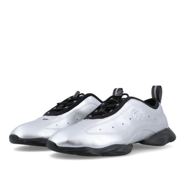 Lacoste Tennis Ballerina Silver/black