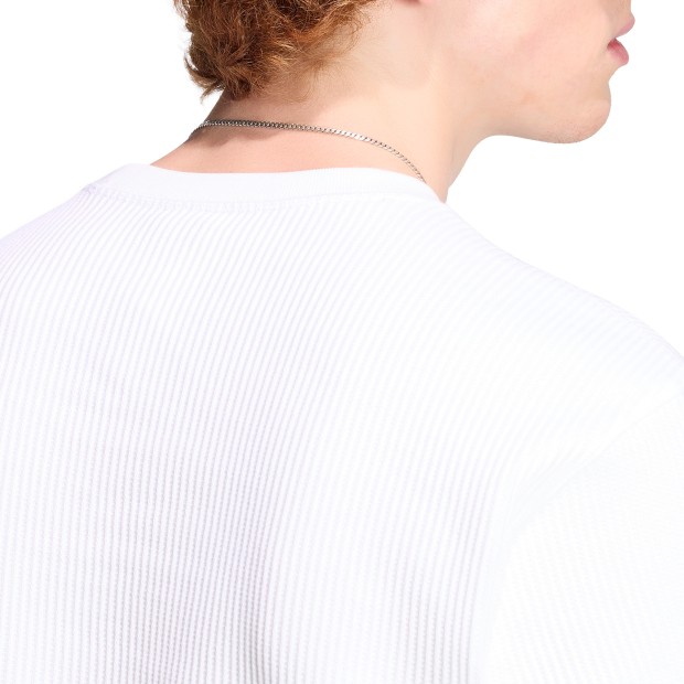adidas Originals T-shirt Trefoil Essentials Waffle White