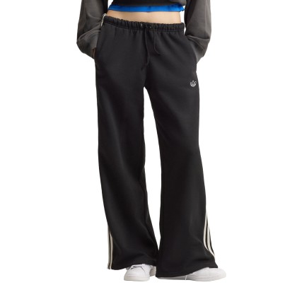 adidas Originals Calça Adisignature 3 Stripes Open Hem Black / Off White adidas Originals Calça Adisignature 3 Stripes Open Hem Black / Off White