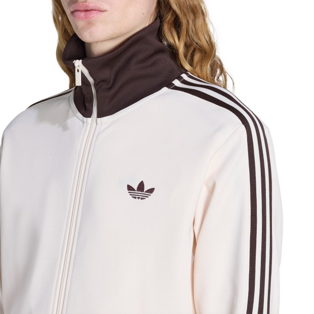 adidas Originals Casaco Beckenbauer Wonder White / Aurora Coffee